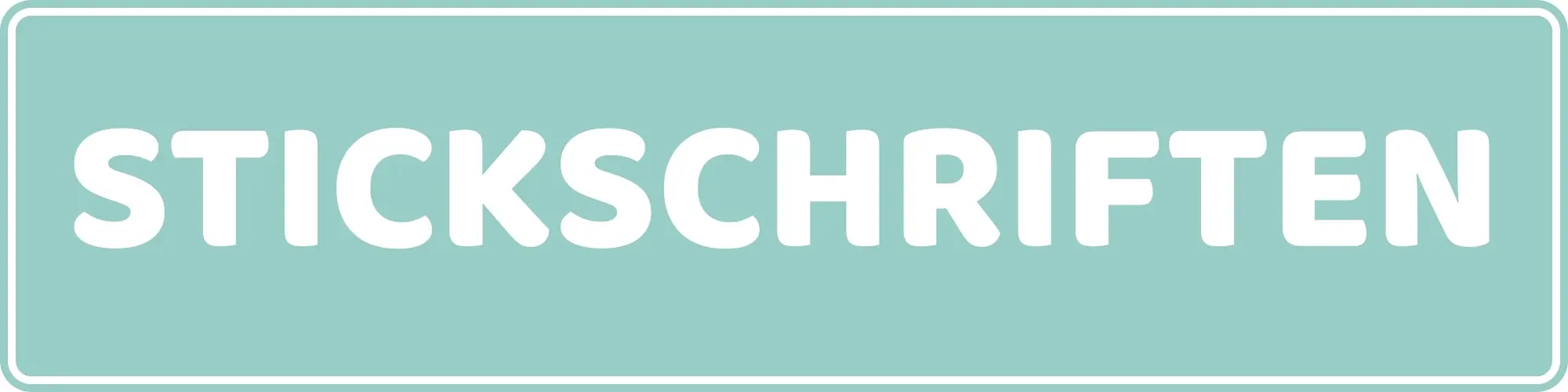 Stickschriften